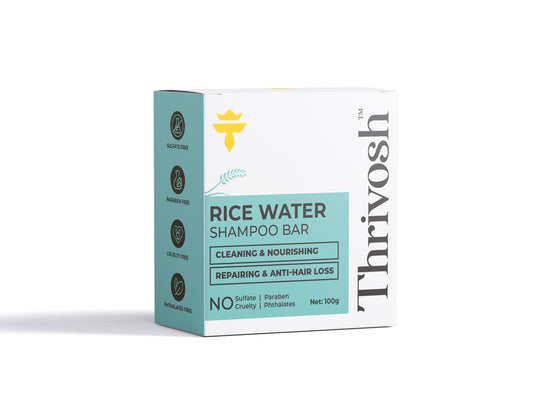 Thrivosh Rice Water Shampoo Bar | 100g